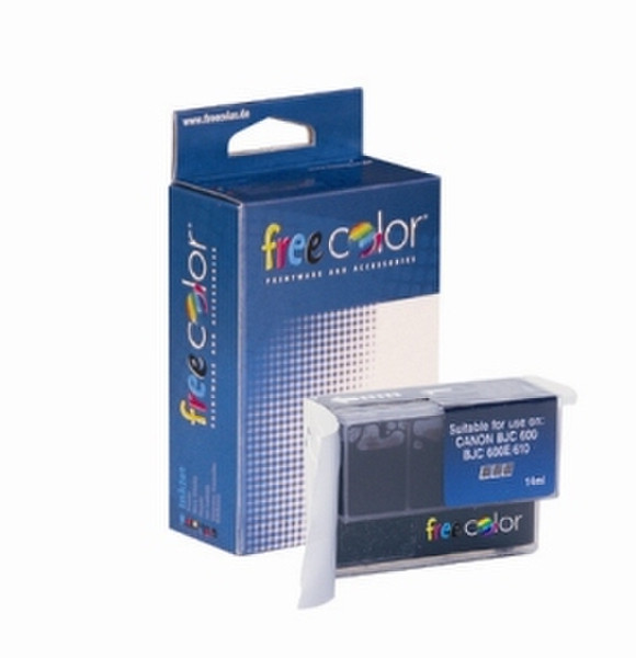 CTG Freecolor BJC 600 15ml Black Black ink cartridge