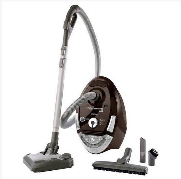 Rowenta Silence Force Compact Cylinder vacuum 3.5L 2100W Chocolate