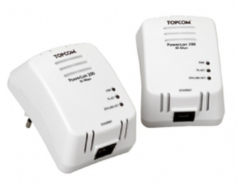 Topcom Power lan 200 Ethernet Kit 85Mbit/s networking card