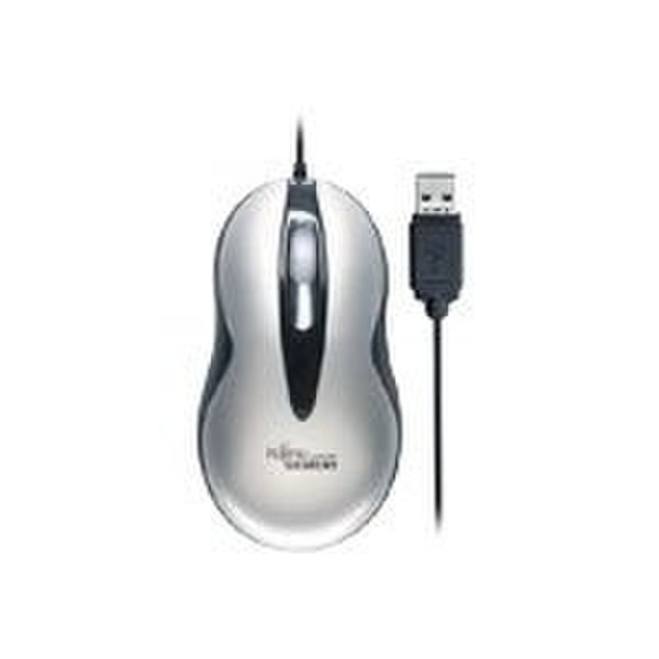 Fujitsu Mouse USB MC100 USB Optical 1000DPI Silver mice