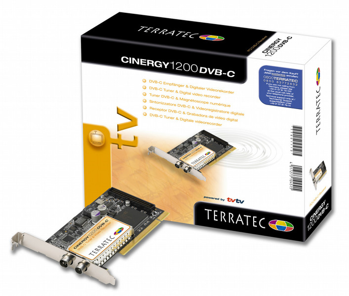 Terratec Cinergy1200 DVB-C Eingebaut DVB-S PCI