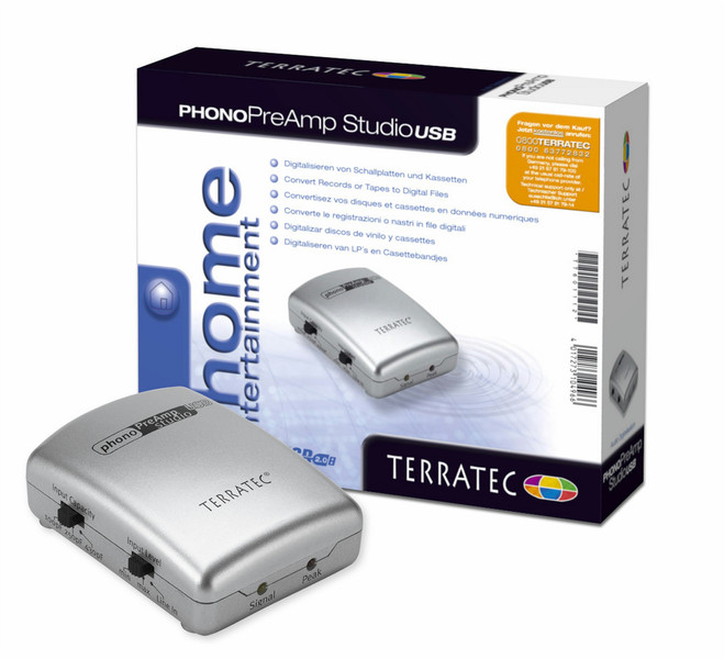 Terratec PhonoPreamp Studio USB 4.1канала USB