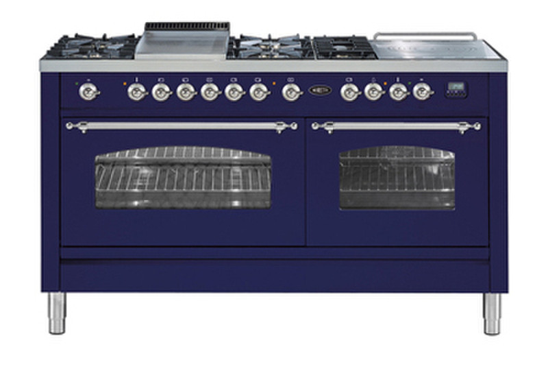 Boretti VFPNR-150 S BL Freistehend Combi hob Küchenherd