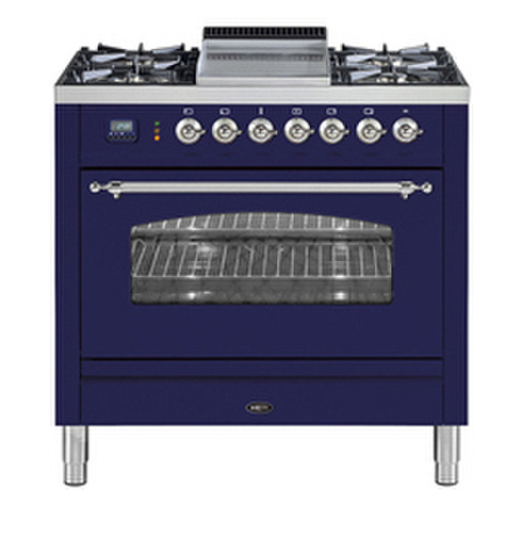 Boretti VFPNR-93 BL Freistehend Combi hob Küchenherd