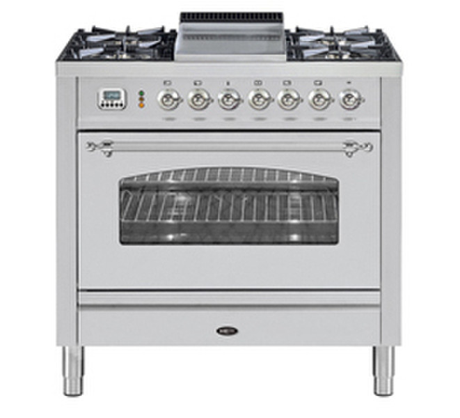 Boretti VFPNR-93 IX Freestanding Combi hob cooker