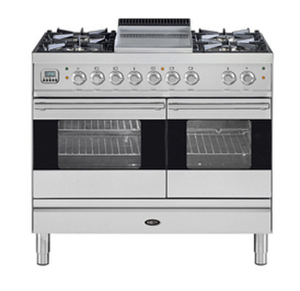 Boretti VFPS-104 IX Freistehend Combi hob Edelstahl Küchenherd