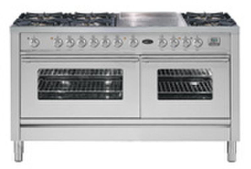 Boretti VP-150 S IX Freistehend Gas hob Edelstahl Küchenherd