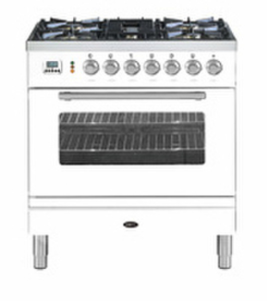 Boretti VP-83 WT B Freestanding Gas White cooker