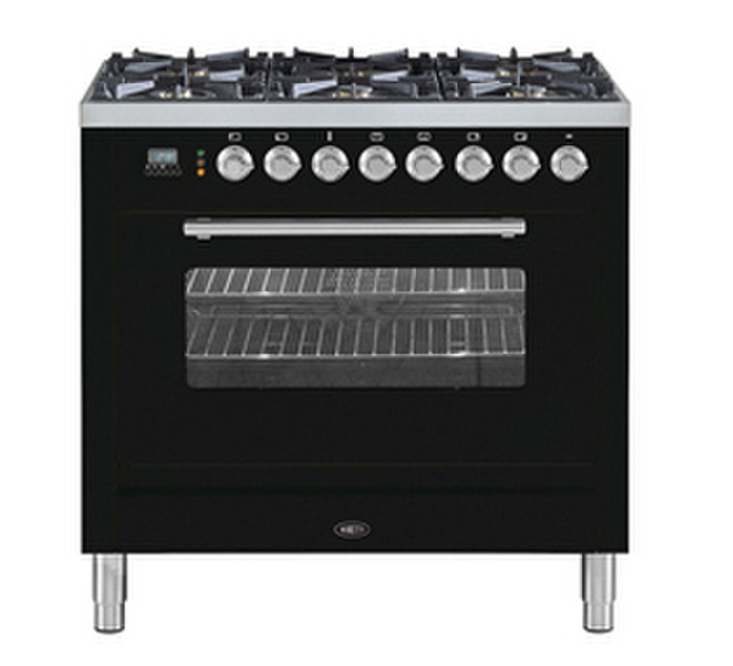 Boretti VP-96 ZW Отдельностоящий Gas hob Черный кухонная плита