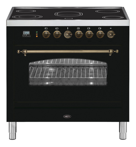 Boretti VPNEO-93 ZW Freestanding Induction Black,Bronze cooker