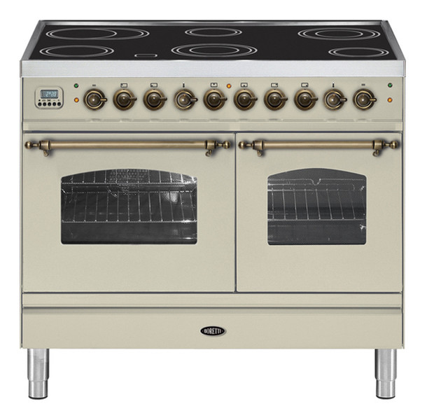 Boretti VPNIO-104 OW Freestanding Induction Bronze,White cooker