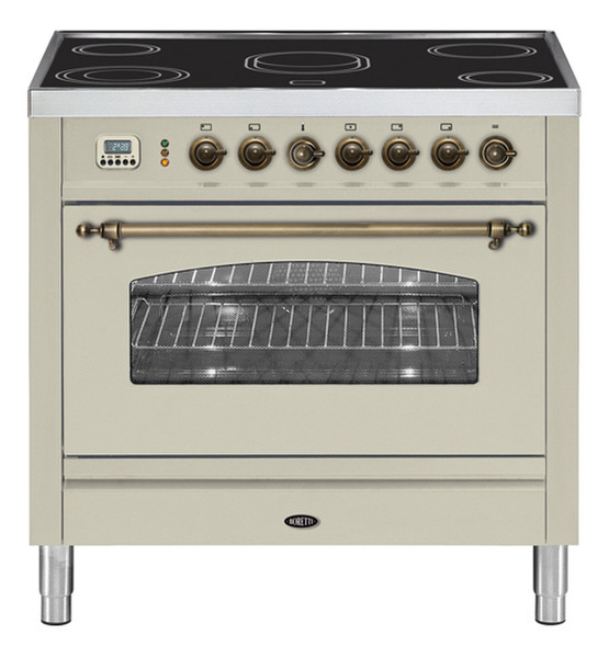 Boretti VPNIO-93 OW Freestanding Induction Bronze,White cooker