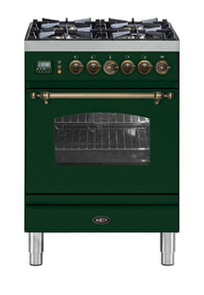 Boretti VPNO-64 GR Freestanding Gas Green cooker