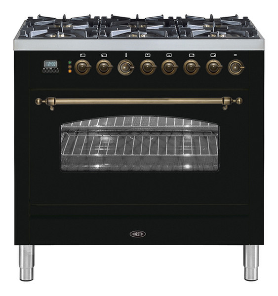 Boretti VPNO-96 ZW B Freistehend Gas hob Küchenherd