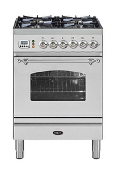 Boretti VPNR-64 IX G/B Отдельностоящий Gas hob кухонная плита