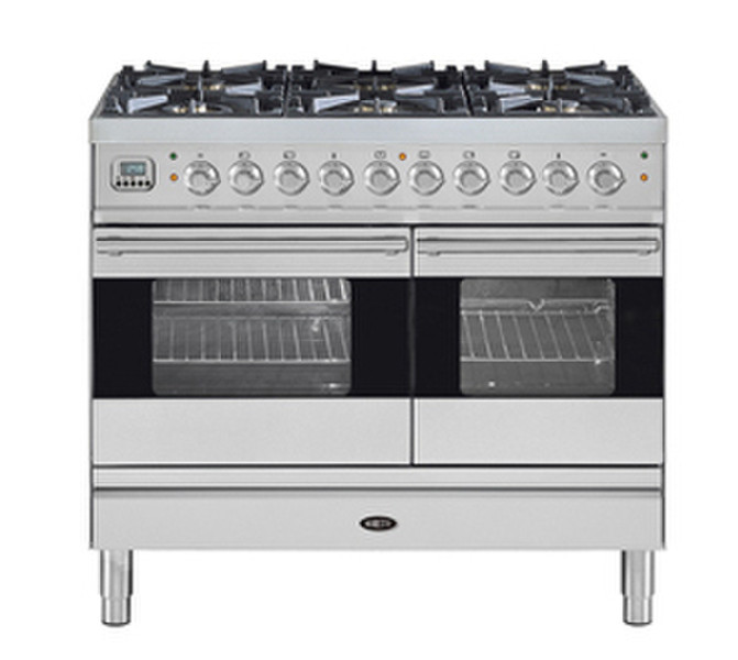 Boretti VPS-104 IX G/B Freistehend Gas hob Edelstahl Küchenherd