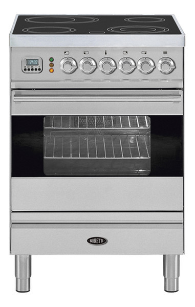 Boretti VPSE-64 IX Freestanding Ceramic Stainless steel cooker