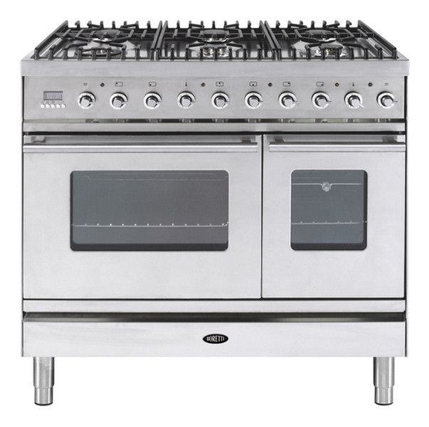 Boretti VT-946 IX B Freistehend Gas hob Edelstahl Küchenherd