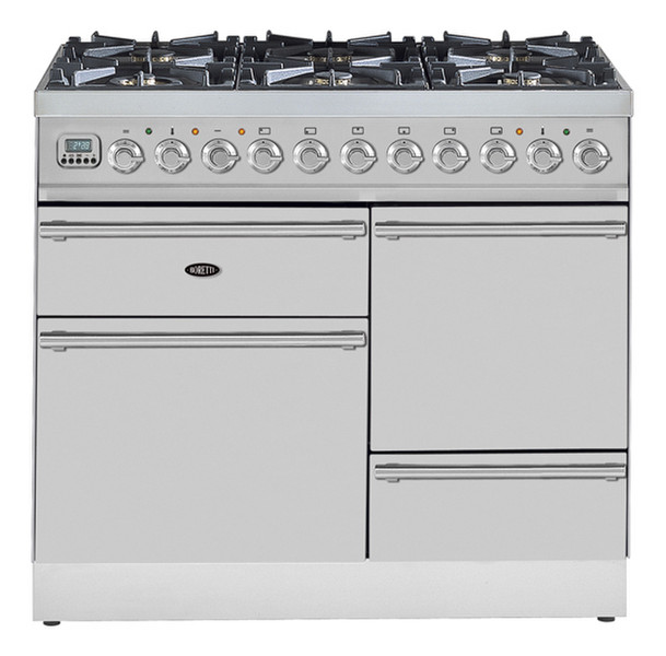 Boretti VX-104 IX Отдельностоящий Gas hob Нержавеющая сталь кухонная плита