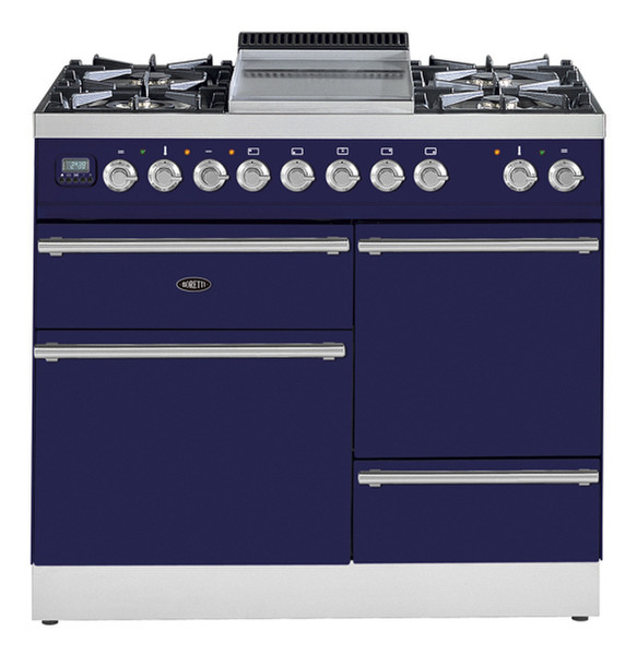 Boretti VXF-104 BL Freestanding Combi hob cooker