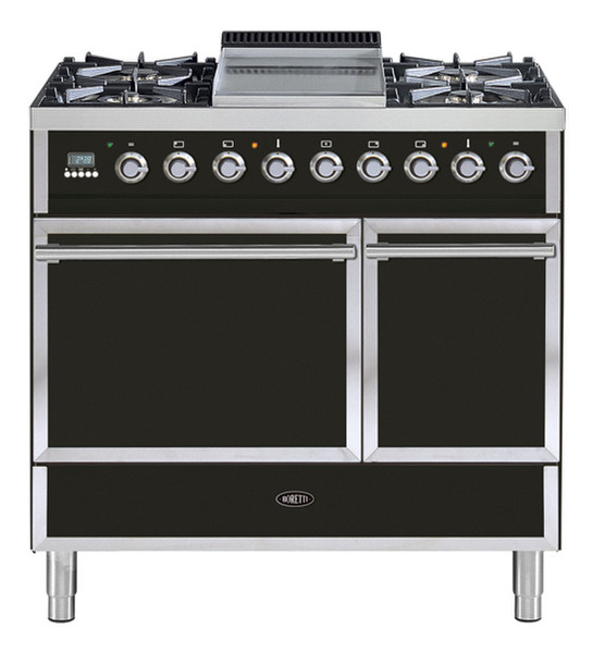 Boretti VZF-90 AN B Freistehend Combi hob Küchenherd