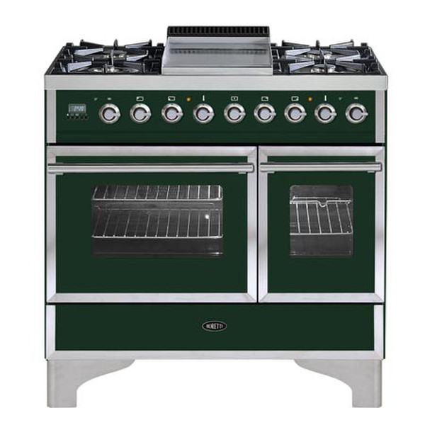 Boretti VZGF-104 GR Freestanding Green cooker