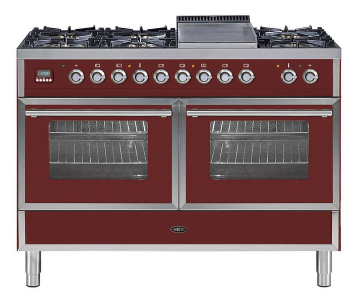 Boretti VZGF-1202 RB Freistehend Gas hob Rot Küchenherd