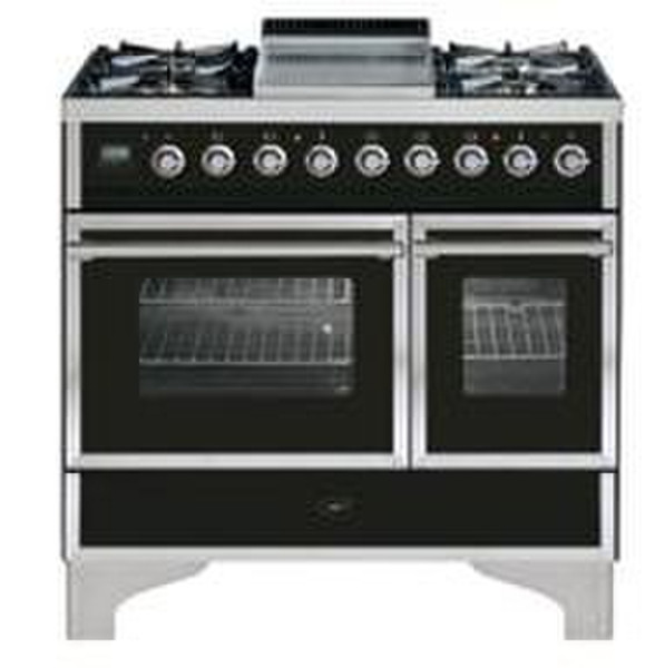 Boretti VZGF-90 AN Freistehend Gas hob Silber Küchenherd