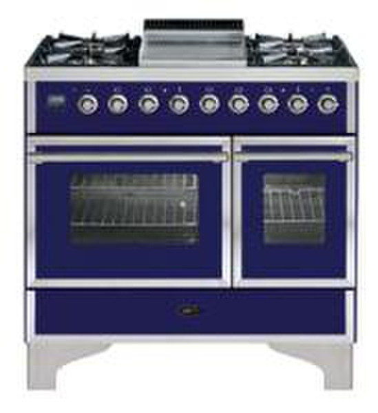 Boretti VZGF-90 BL Freestanding Gas hob Blue cooker