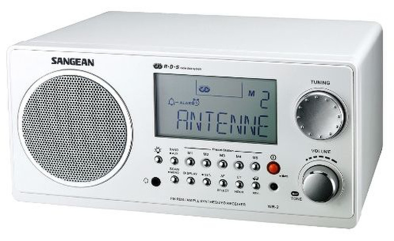 Sangean WR-2 Tragbar Digital Silber Radio