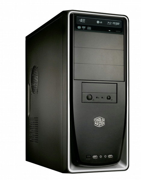 White Label PC4051I 2.8GHz Midi Tower Black,Silver PC