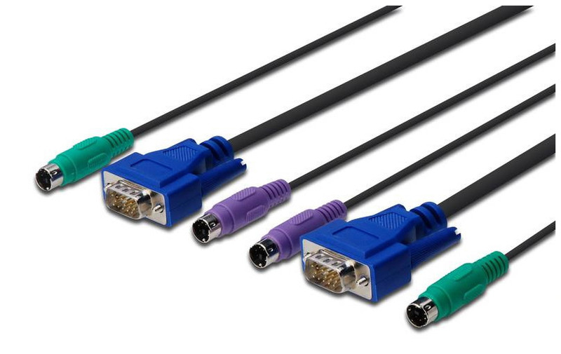 Digitus DS-19131 1.8m Black KVM cable