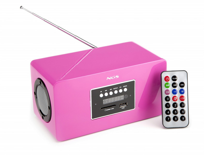 NGS Roomy fucsia Tragbar Digital Pink Radio