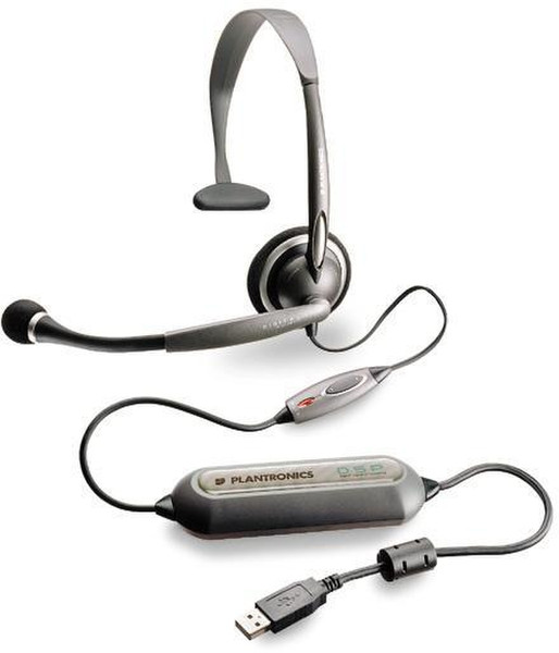 Plantronics DSP-100 Mono-Headset Monophon Schwarz Headset