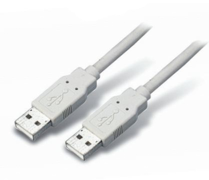 Dacomex USB 2.0 Cable A/A, 2m 2м USB A USB A Серый