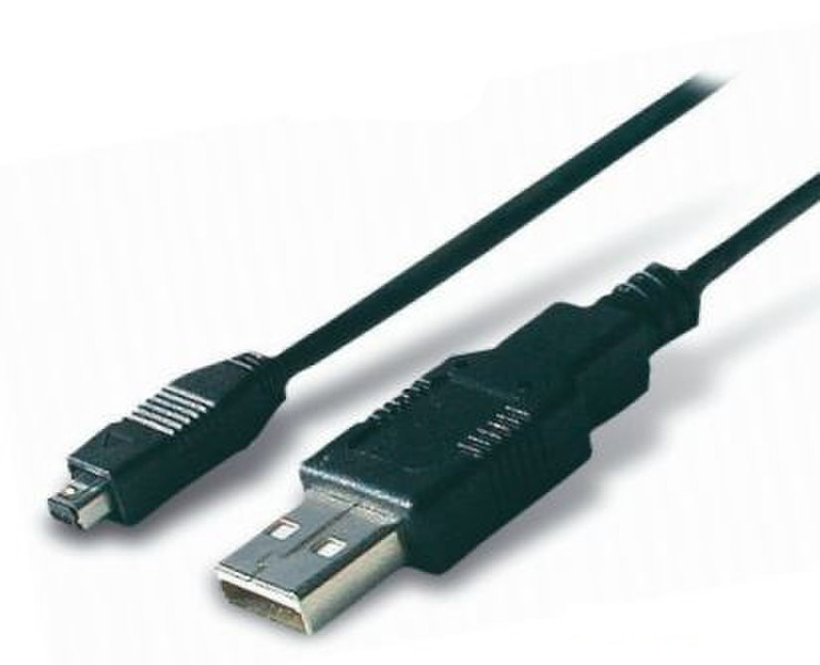 Dacomex USB 2.0 Cable A/mini B, 2m 2м USB A Mini-USB B Черный
