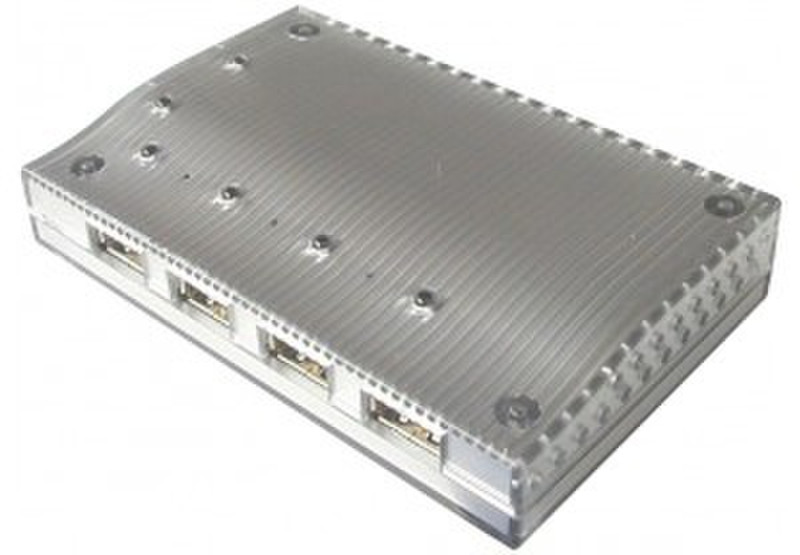 Dacomex 4 Ports USB 2.0 Hub 480Mbit/s Silver