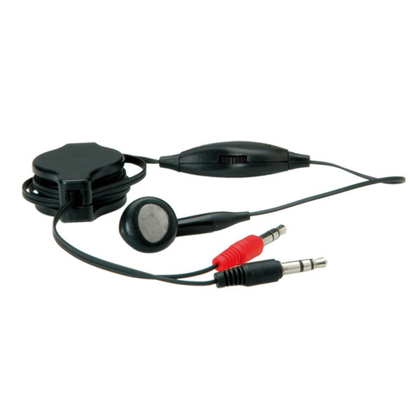Value Headset with Microphone, Volume Control, 1 m