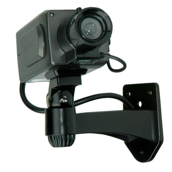 Value Dummy Indoor Zoom Kamera mit LED-Blinklicht, schwarz