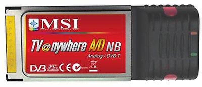 MSI TV@nywhere A/D NB DVB-T CardBus