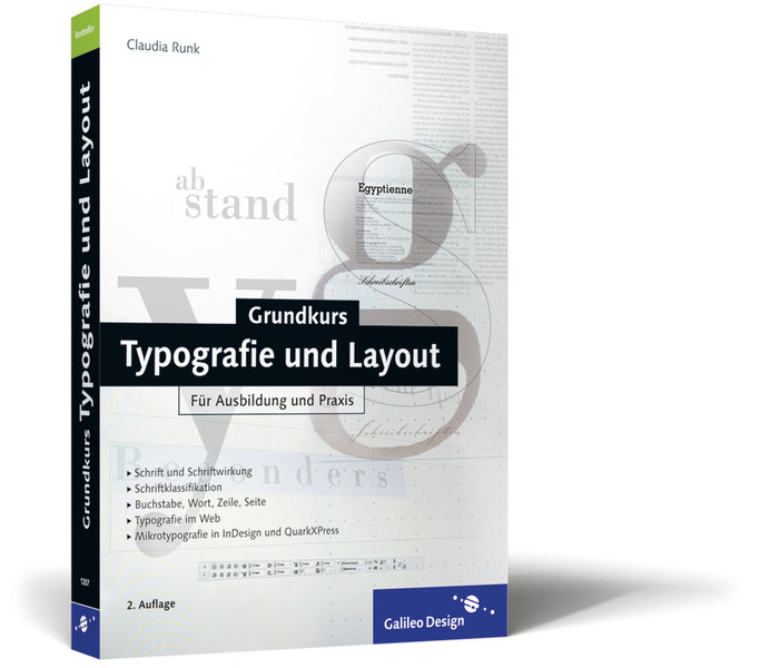 Galileo Press Design Grundkurs Typografie und Layout 320pages German software manual