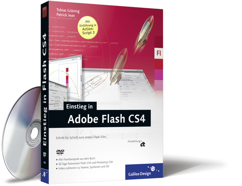 Galileo Press Design Einstieg in Adobe Flash CS4 457Seiten Deutsche Software-Handbuch