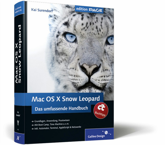 Galileo Press Design Mac OS X Snow Leopard 856pages German software manual