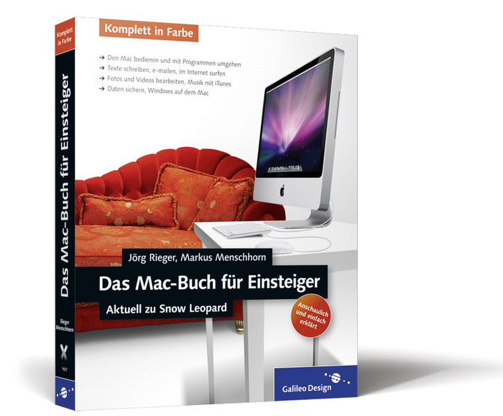 Galileo Press Design Das Mac-Buch für Einsteiger 401Seiten Deutsche Software-Handbuch