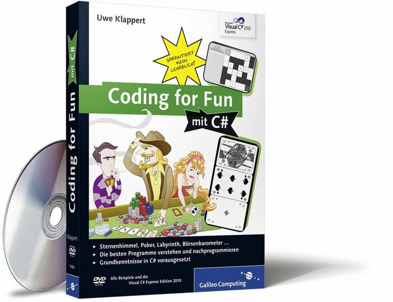 Galileo Press Computing Coding for Fun mit C# 352Seiten Deutsche Software-Handbuch