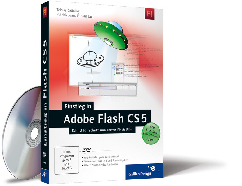 Galileo Press Design Einstieg in Adobe Flash CS5 454Seiten Deutsche Software-Handbuch