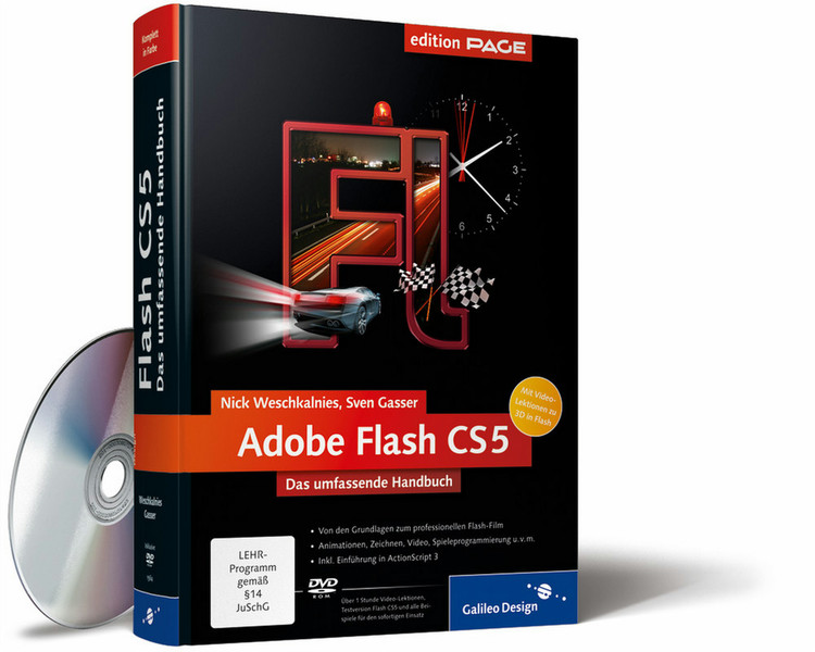 Galileo Press Design Adobe Flash CS5 895pages German software manual