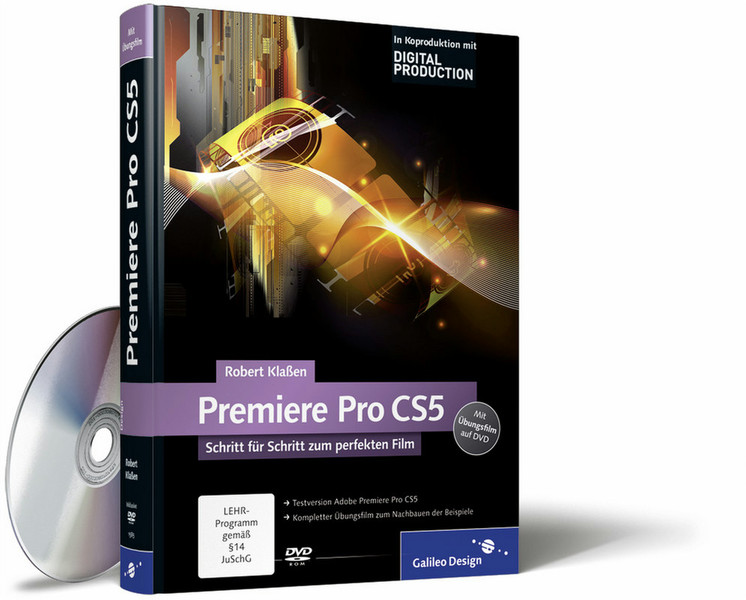 Galileo Press Design Adobe Premiere Pro CS5 565pages German software manual