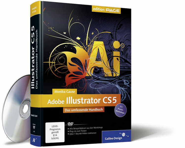 Galileo Press Design Adobe Illustrator CS5 764pages German software manual