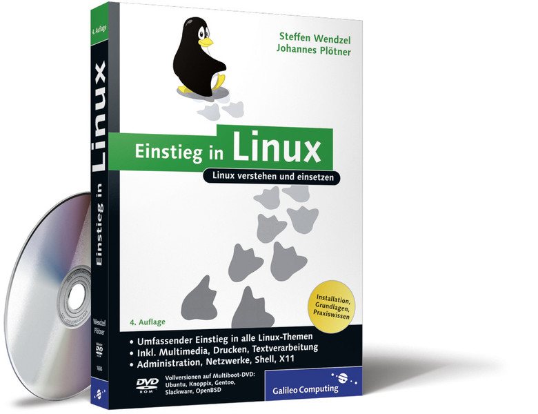 Galileo Press Computing Einstieg in Linux 424страниц DEU руководство пользователя для ПО